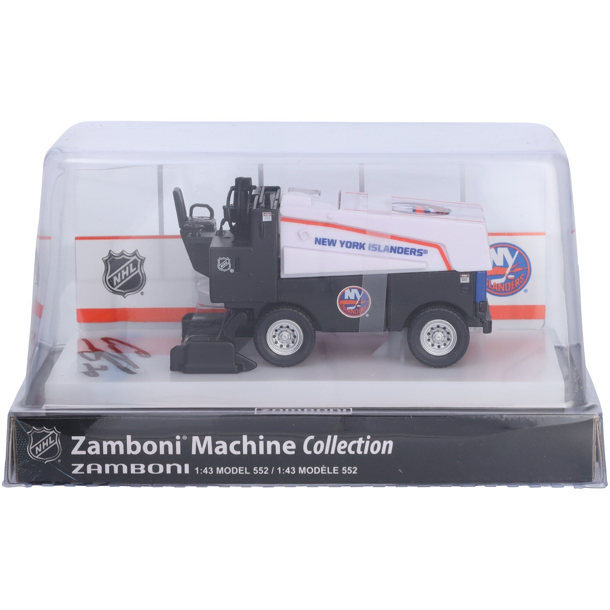 Ilya Sorokin New York Islanders Autographed Fanatics Authentic 1:43 Scale Die-Cast Zamboni