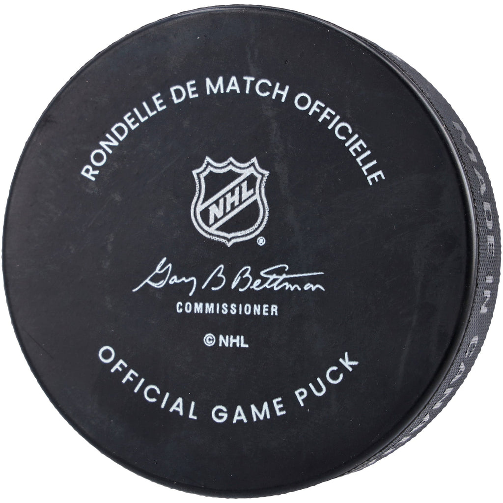 Jake Oettinger Dallas Stars Autographed Fanatics Authentic Official NHL Game Puck