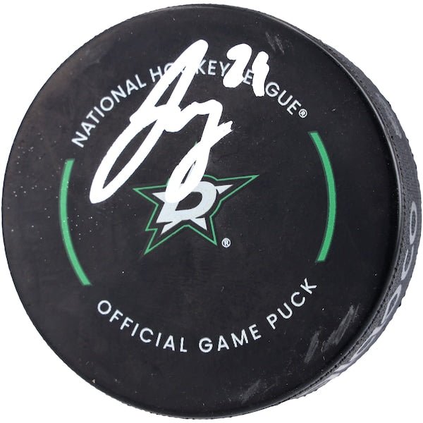 Jake Oettinger Dallas Stars Autographed Fanatics Authentic Official NHL Game Puck