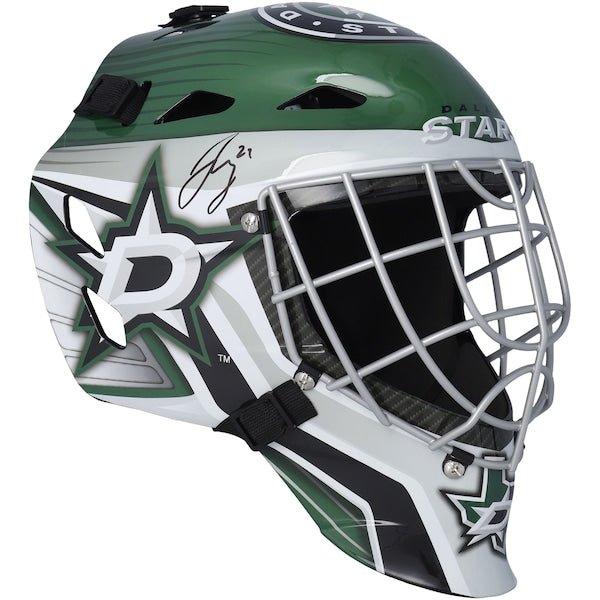 Jake Oettinger Dallas Stars Fanatics Authentic Autographed Replica Goalie Mask