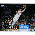 Jalen Brunson New York Knicks Autographed Fanatics Authentic 8" x 10" Layup in White Photograph