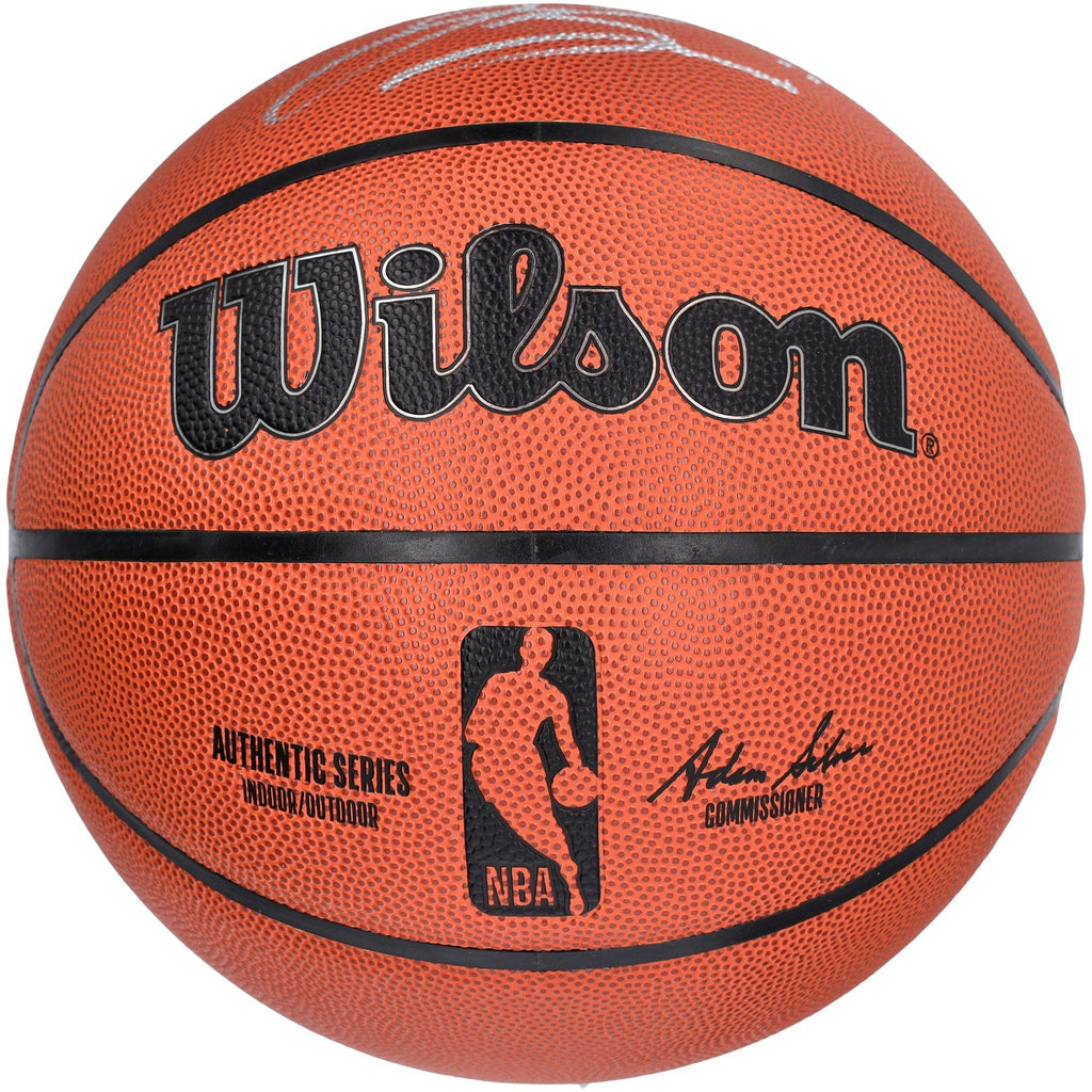 Jalen Brunson New York Knicks Autographed Fanatics Authentic Wilson Authentic Series Indoor/Outdoor Basketball