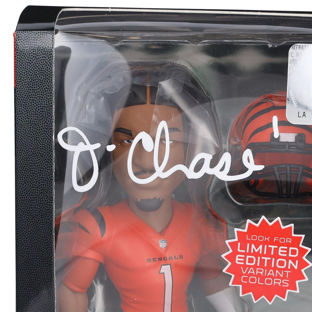 Ja'Marr Chase Cincinnati Bengals Autographed Fanatics Authentic GameChangers Series 1 6" Figurine
