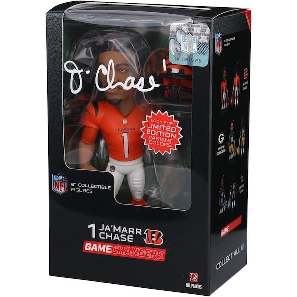 Ja'Marr Chase Cincinnati Bengals Autographed Fanatics Authentic GameChangers Series 1 6" Figurine