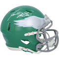 Jason Kelce Philadelphia Eagles Autographed Fanatics Authentic Alternate Kelly Green Speed Mini Helmet