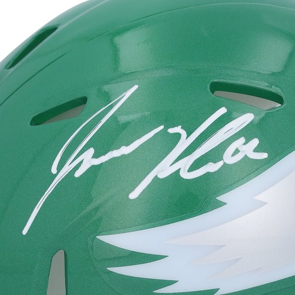 Jason Kelce Philadelphia Eagles Autographed Fanatics Authentic Alternate Kelly Green Speed Mini Helmet