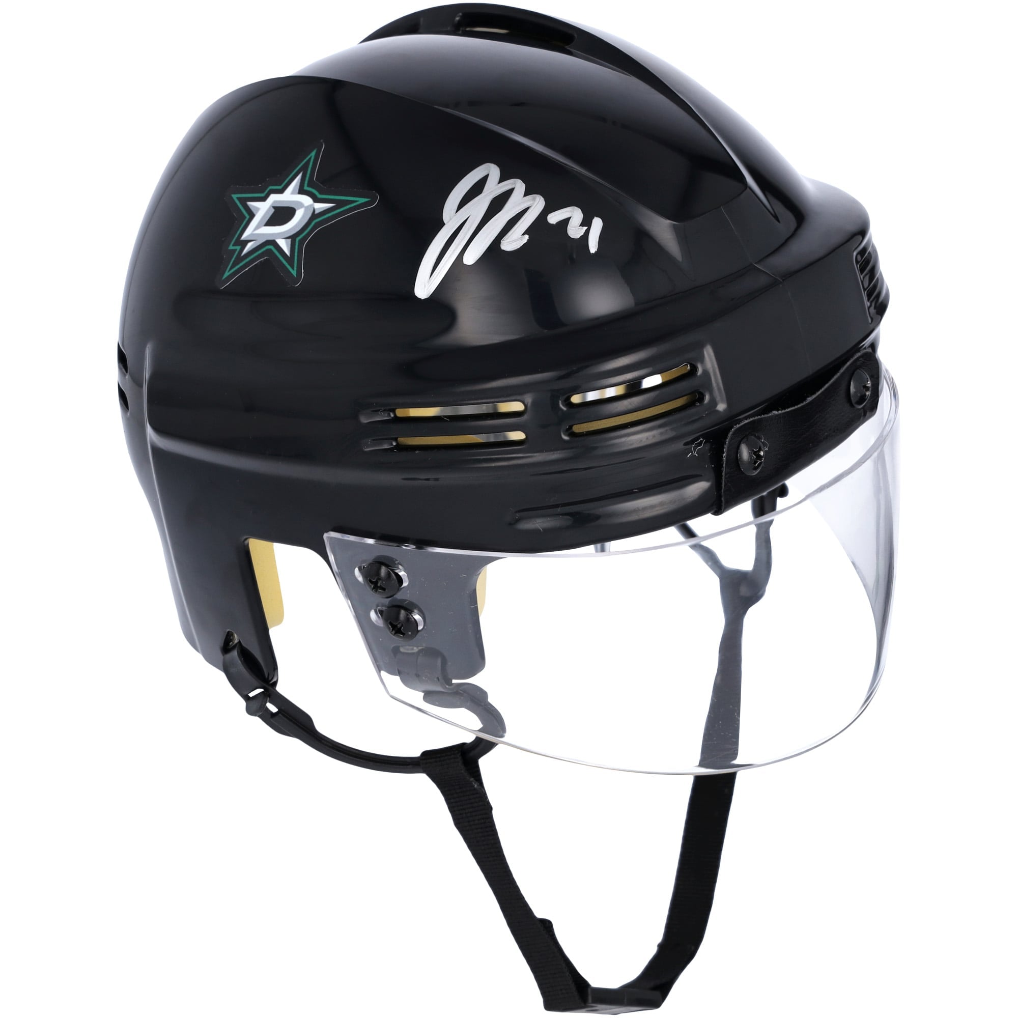 Jason Robertson Dallas Stars Autographed Fanatics Authentic Black Mini Helmet