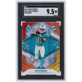 Jaylen Waddle Miami Dolphins 2021 Panini Phoenix Fire Burst #106 SGC Authenticated 9.5 Rookie Card