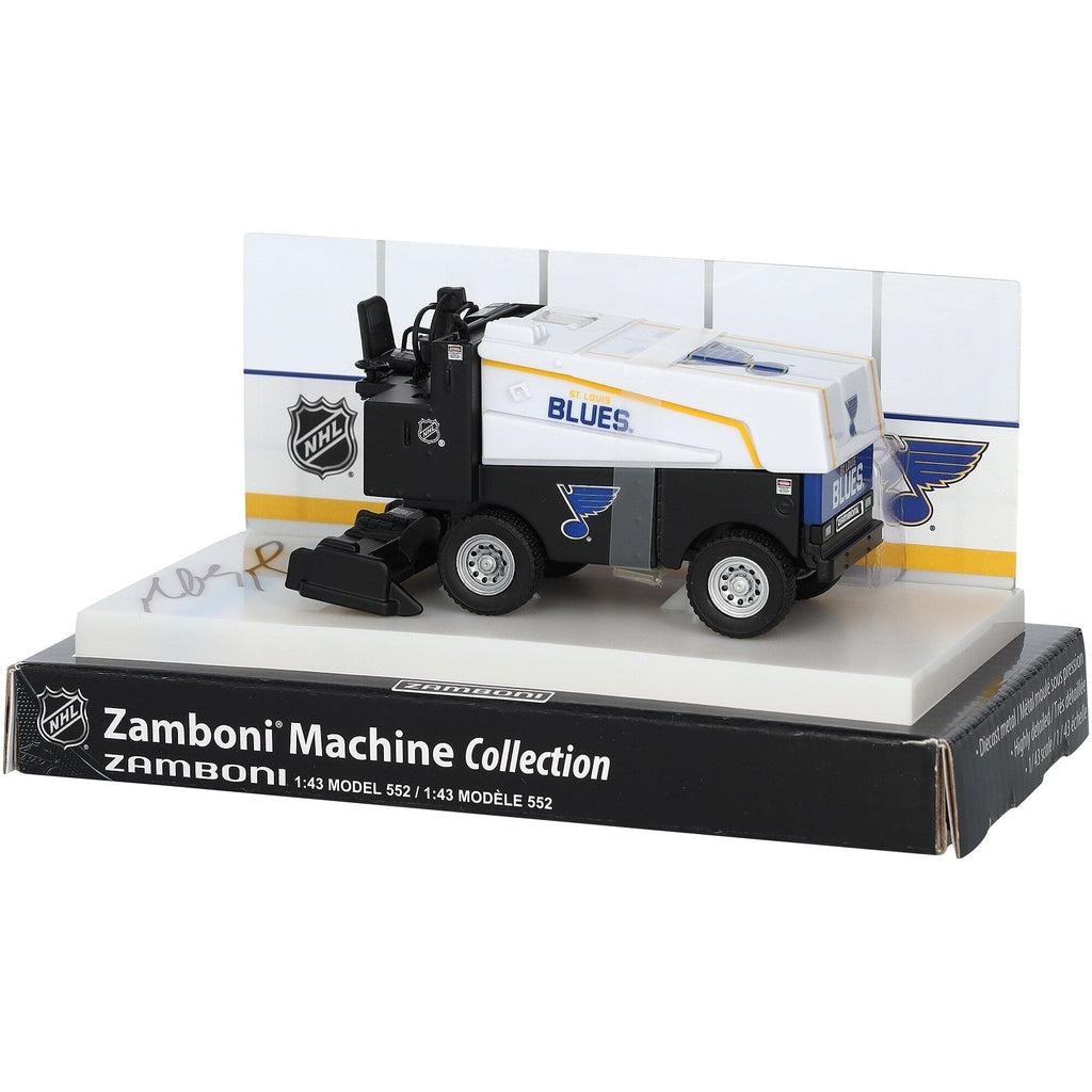 Jimmy Snuggerud St. Louis Blues Autographed Fanatics Authentic 1:43 Scale Die-Cast Zamboni