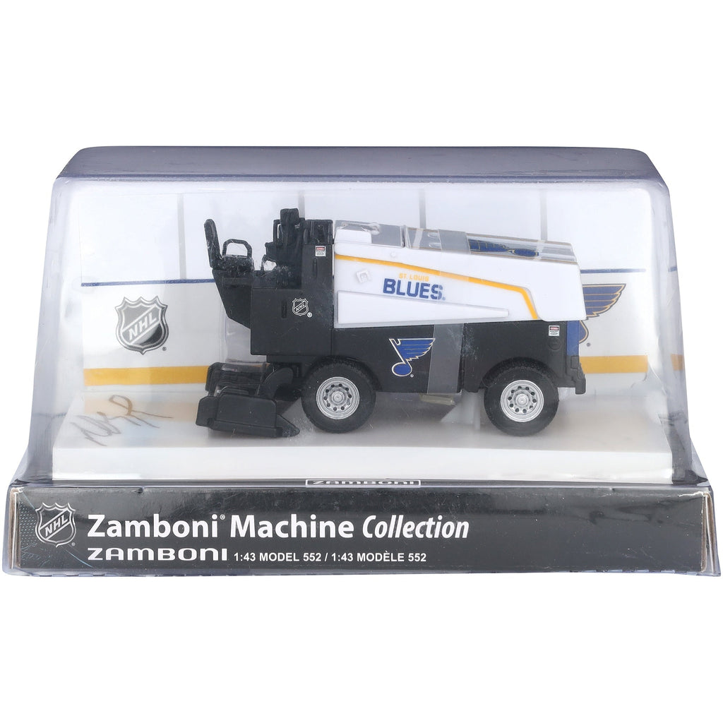 Jimmy Snuggerud St. Louis Blues Autographed Fanatics Authentic 1:43 Scale Die-Cast Zamboni