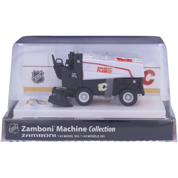 Jonathan Huberdeau Calgary Flames Autographed Fanatics Authentic 1:43 Scale Die-Cast Zamboni