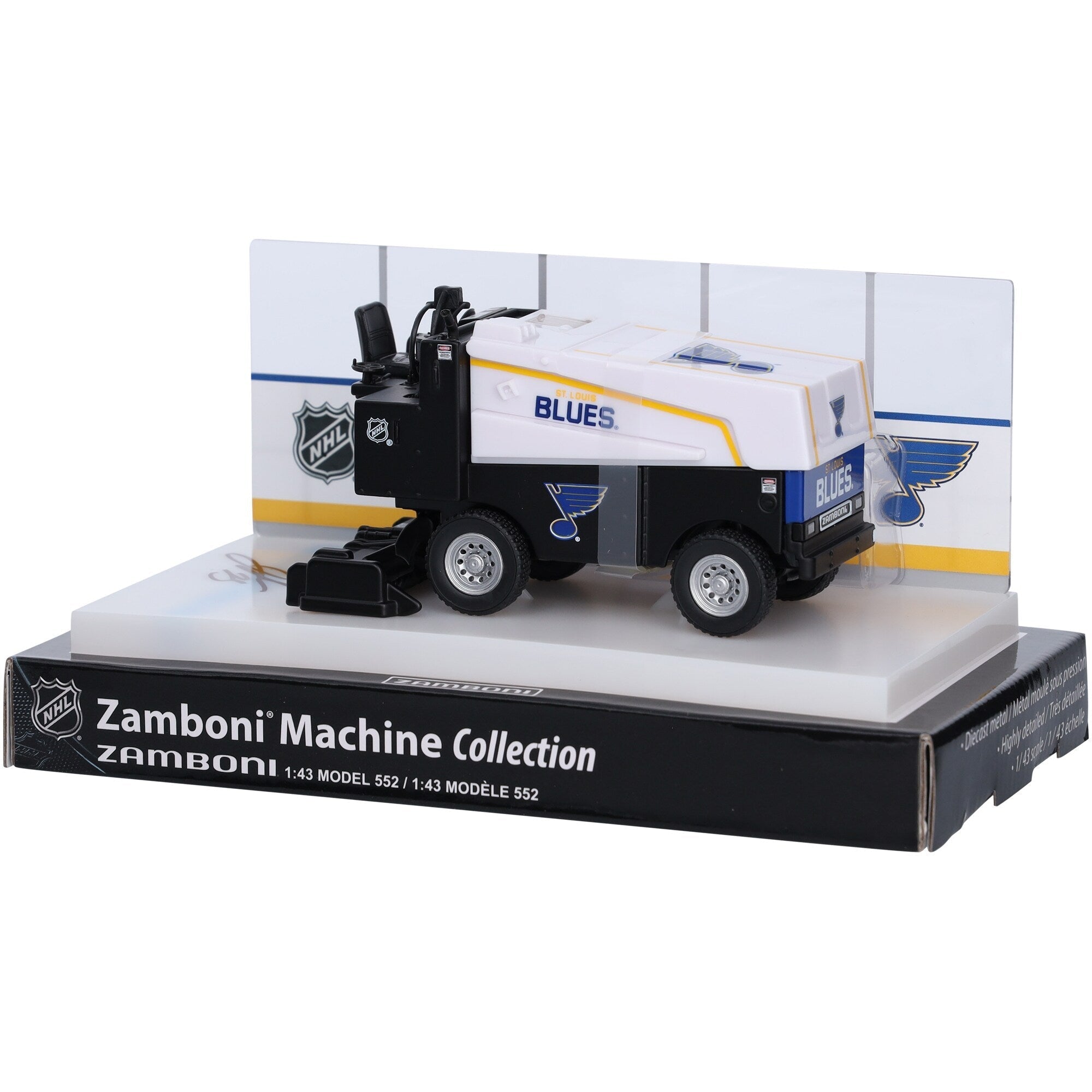Jordan Kyrou St. Louis Blues Autographed Fanatics Authentic 1:43 Scale Die-Cast Zamboni