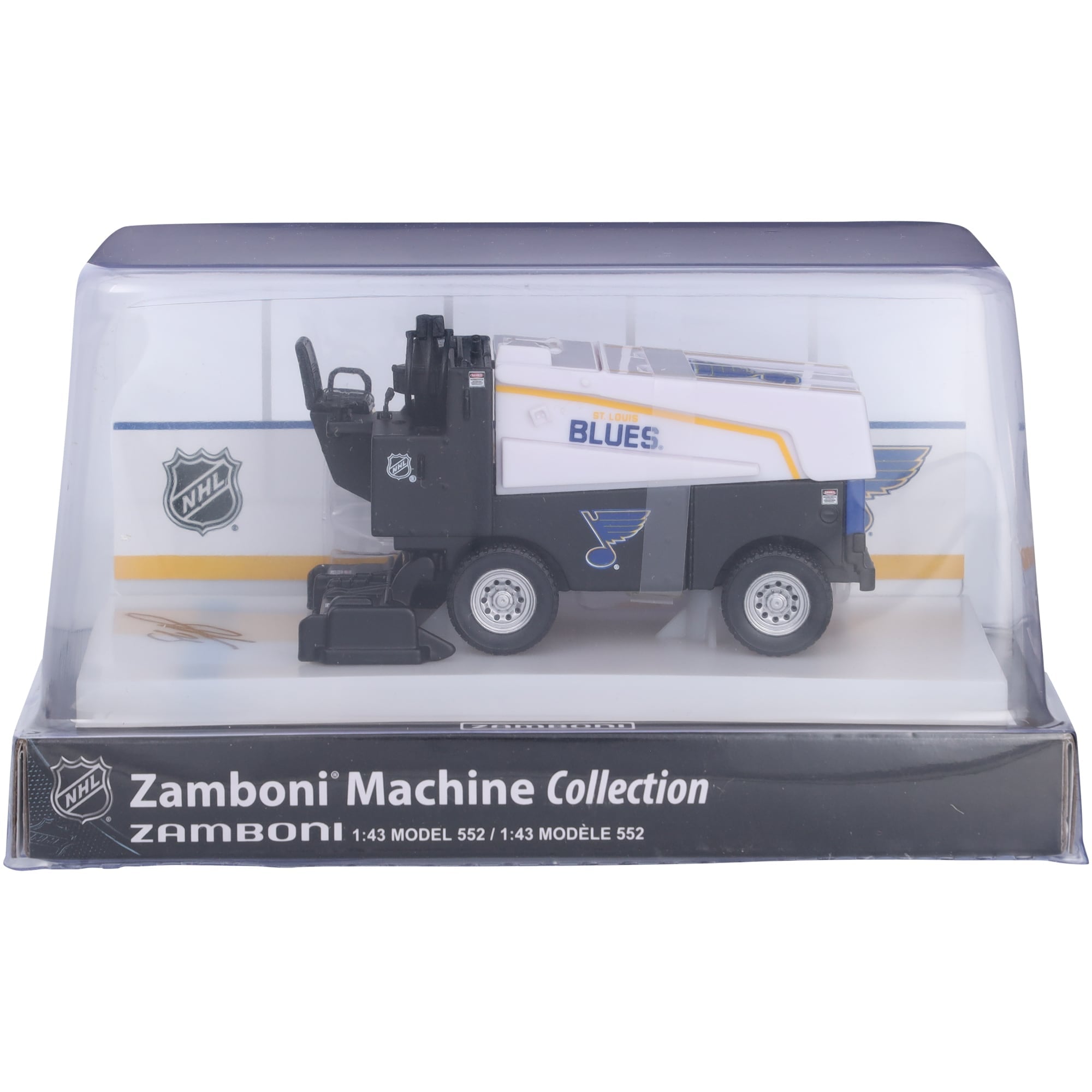 Jordan Kyrou St. Louis Blues Autographed Fanatics Authentic 1:43 Scale Die-Cast Zamboni