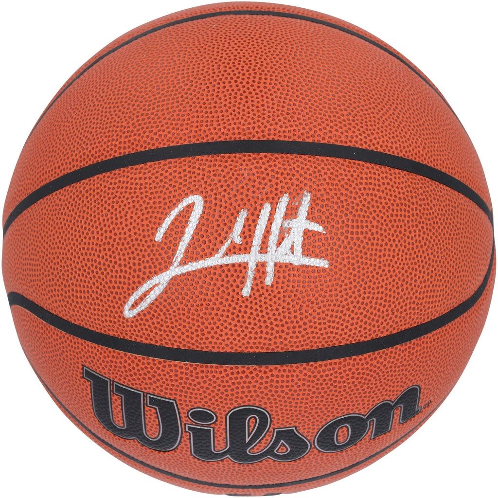Josh Hart New York Knicks Autographed Fanatics Authentic Wilson Authentic Series Indoor/Outdoor Basketball