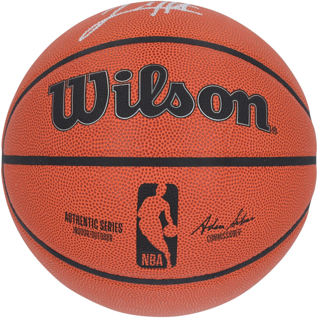 Josh Hart New York Knicks Autographed Fanatics Authentic Wilson Authentic Series Indoor/Outdoor Basketball