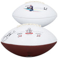Julian Edelman New England Patriots Autographed Fanatics Authentic Super Bowl LI Champions White Panel Football