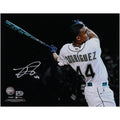 Julio Rodriguez Seattle Mariners Autographed Fanatics Authentic 11" x 14" Hitting Spotlight Photograph
