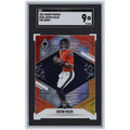 Justin Fields Chicago Bears 2021 Panini Phoenix Fire Burst #108 SGC Authenticated 9 Rookie Card