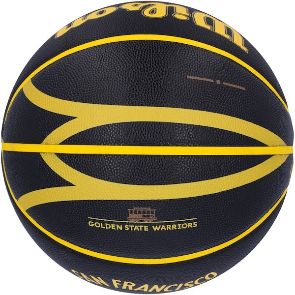 Klay Thompson Golden State Warriors Autographed Fanatics Authentic Wilson 2023-24 City Edition Collector's Basketball