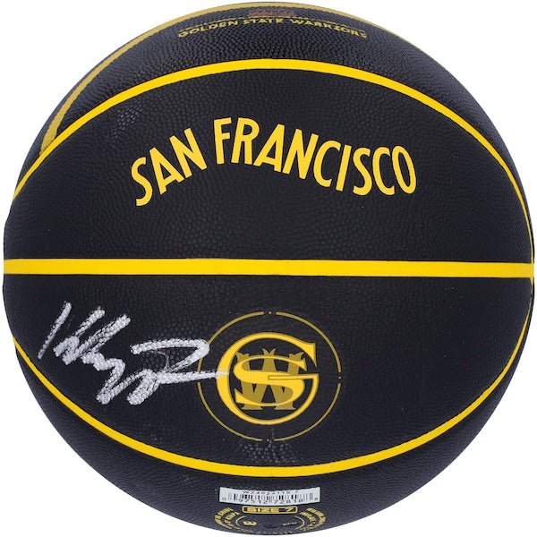 Klay Thompson Golden State Warriors Autographed Fanatics Authentic Wilson 2023-24 City Edition Collector's Basketball