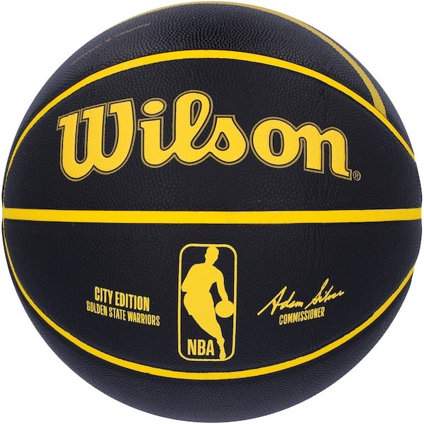 Klay Thompson Golden State Warriors Autographed Fanatics Authentic Wilson 2023-24 City Edition Collector's Basketball