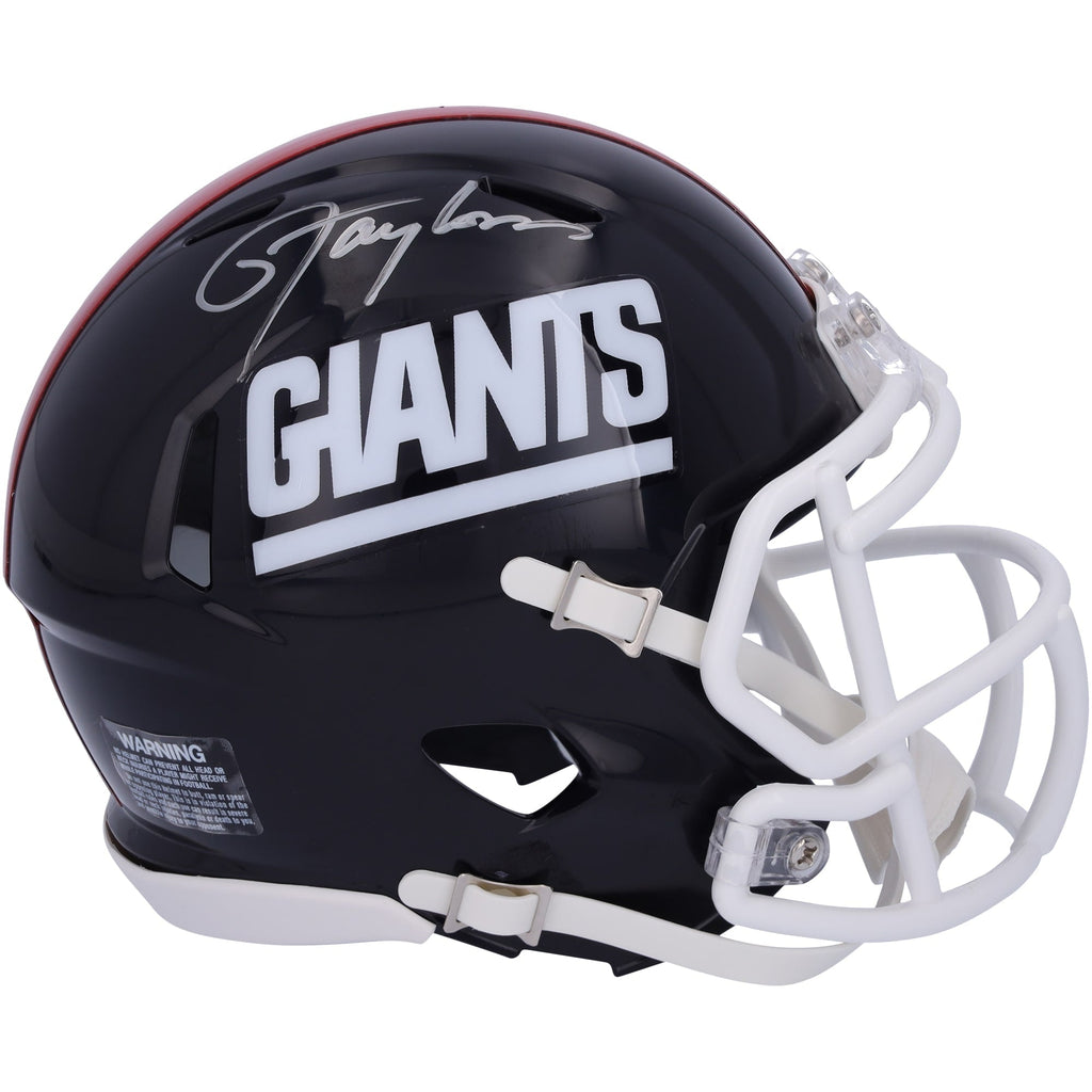 Lawrence Taylor New York Giants Autographed Fanatics Authentic Riddell Throwback Speed Mini Helmet