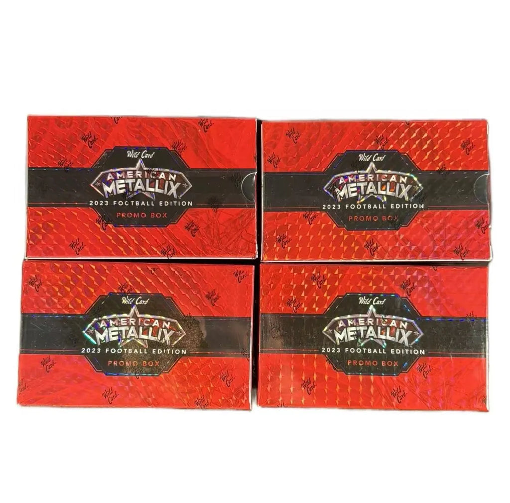 2023 Wild Card American Metallix Football Edition Promo Box Trading Cards