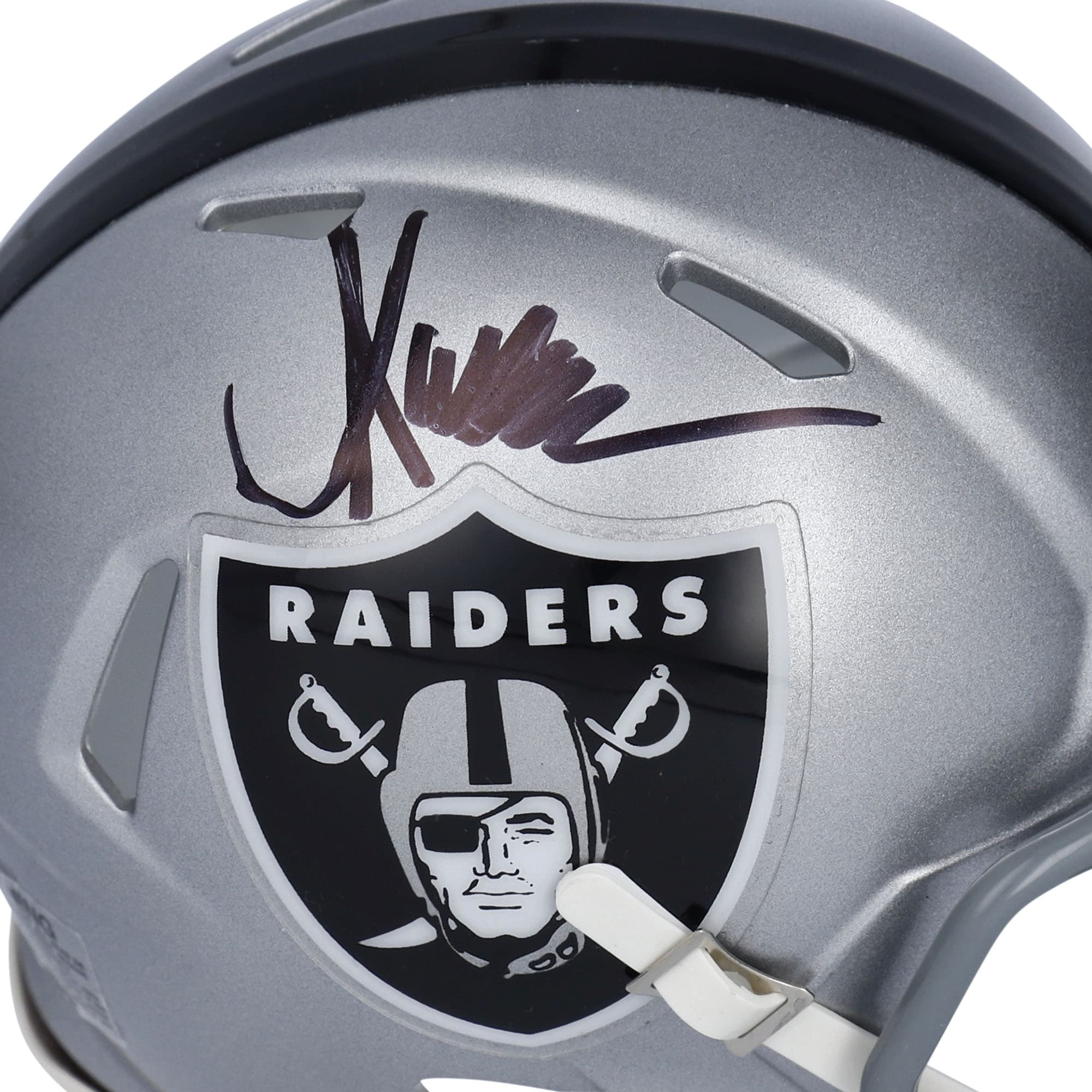Marcus Allen Los Angeles Raiders Fanatics Authentic Autographed Riddell Speed Mini Helmet