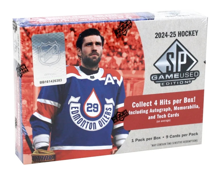 2024-25 Upper Deck SP Game Used Hockey Hobby 20 Box Case (Ships Sealed Only) - B4