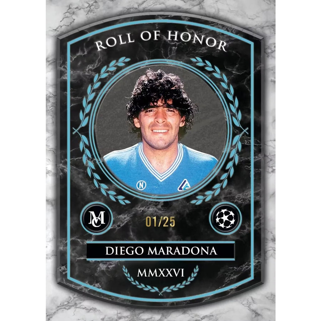 2025-26 Topps UEFA Club Competitions Museum Collection Soccer Hobby Box (Presell) (Ships Sealed Only) - D