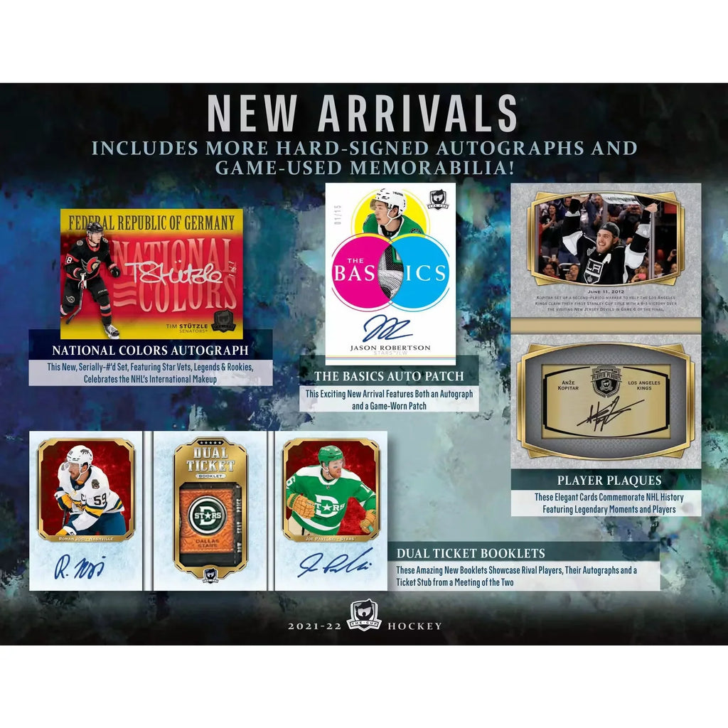 2021-22 Upper Deck The Cup Hockey Hobby Box | Premium Rookie Autos (Ships Sealed Only)
