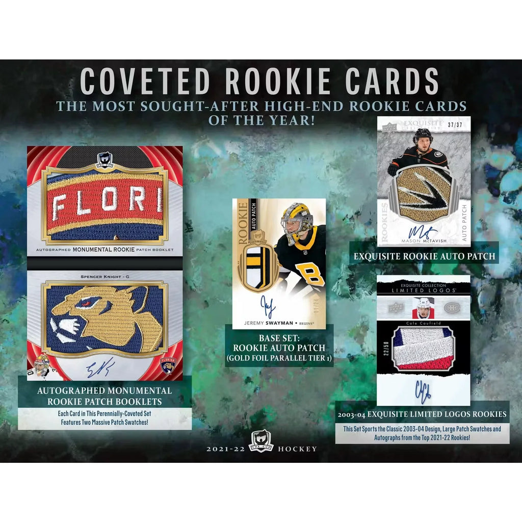 2021-22 Upper Deck The Cup Hockey Hobby Box | Premium Rookie Autos (Ships Sealed Only)