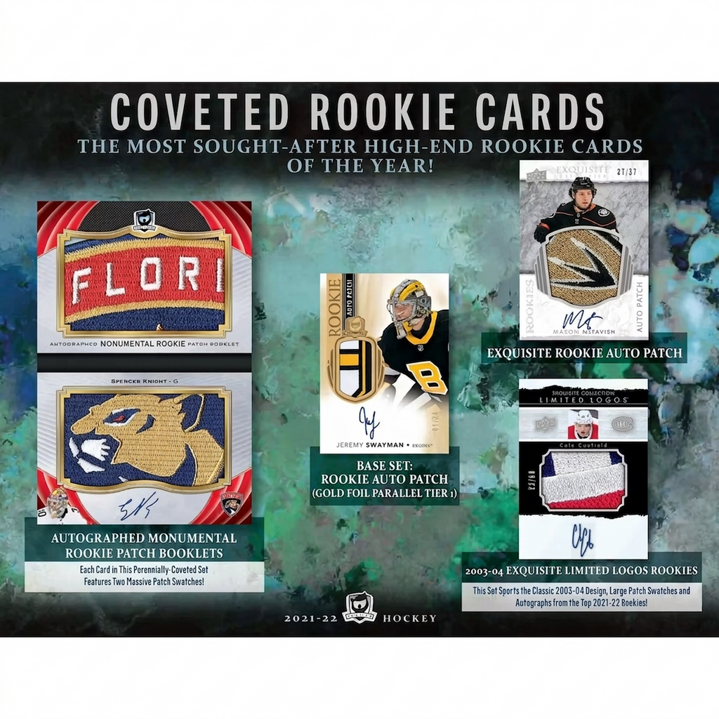 2021-22 Upper Deck The Cup Hockey Hobby 6-Box Case (Ships Sealed Only)