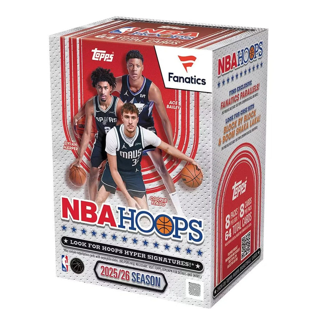 2025-26 Topps Hoops Basketball Fanatics Blaster 40-Box Case (Ships Sealed Only)
