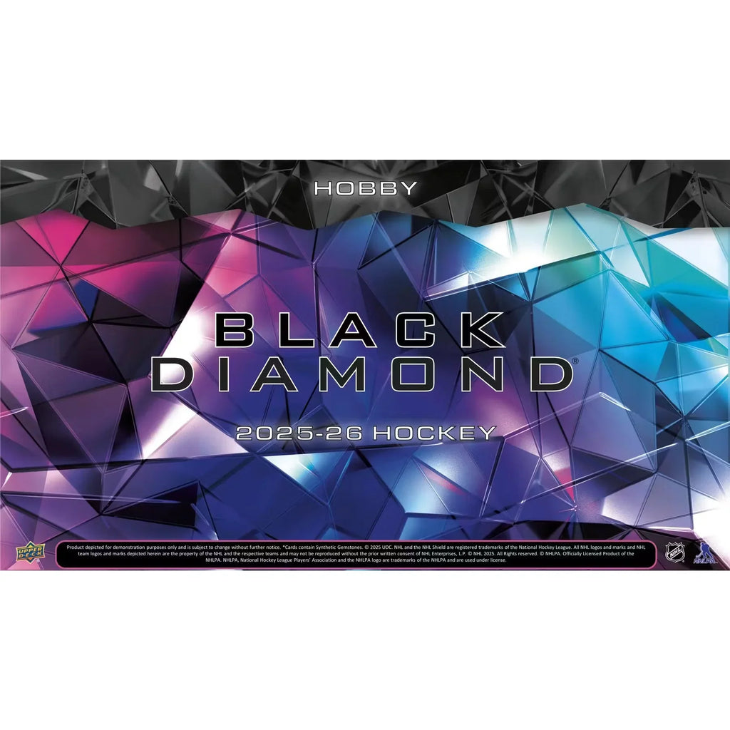 2025-26 Upper Deck Black Diamond Hockey Hobby Box (Ships Sealed Only)