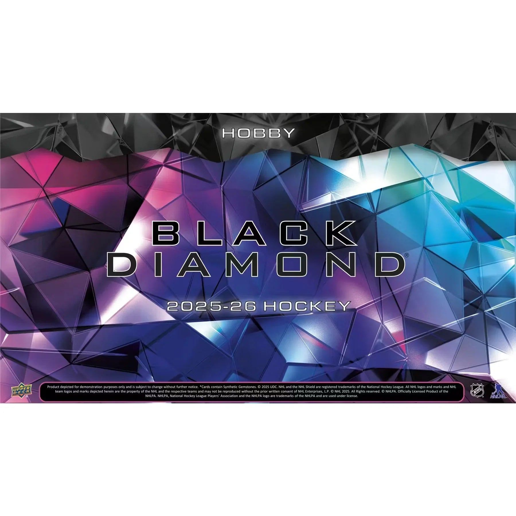 2025-26 Upper Deck Black Diamond Hockey Hobby Box (Ships Sealed Only)