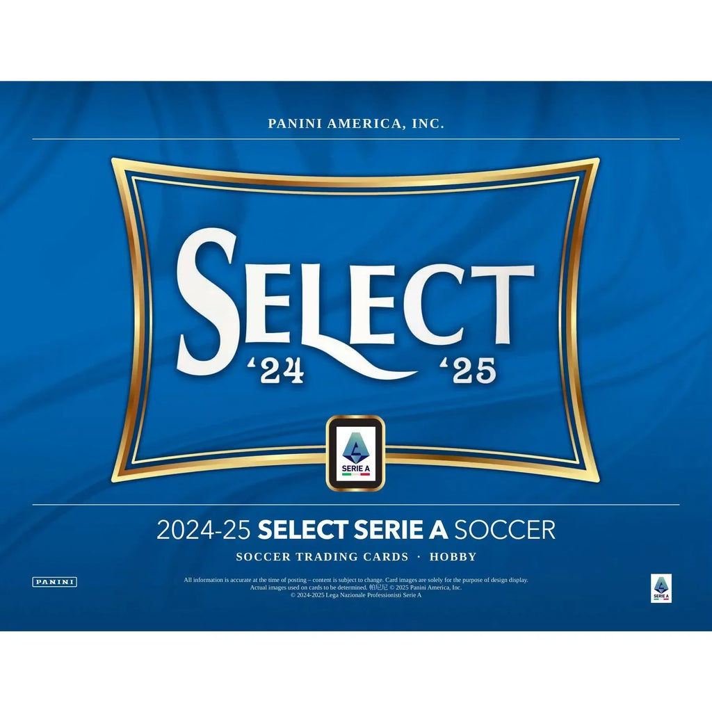 2024-25 Panini Select Serie A Soccer Hobby Box | 12 Packs (Ships Sealed Only)