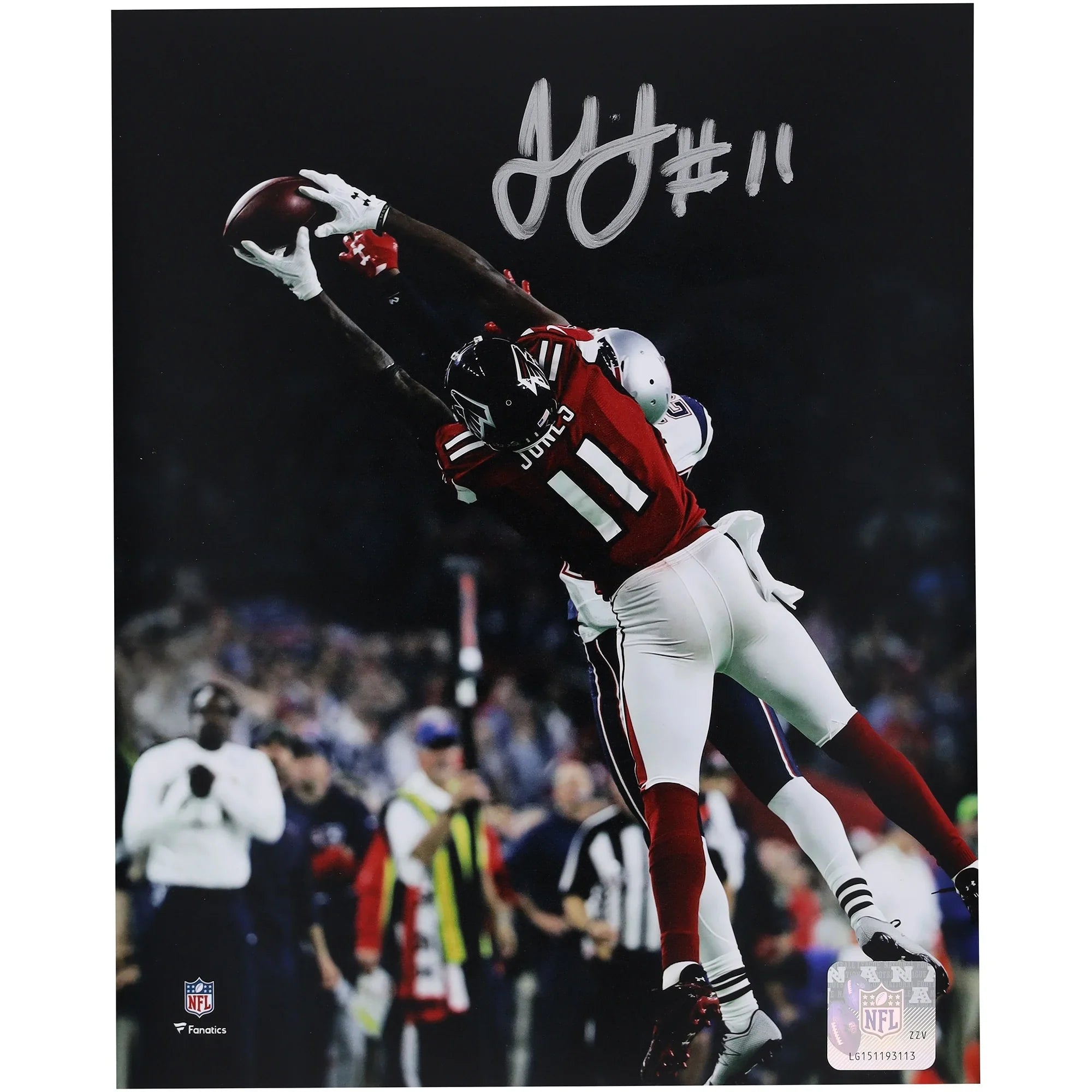 Julio Jones Signed 8 x 10 Super Bowl LI Catch Photo | Falcons