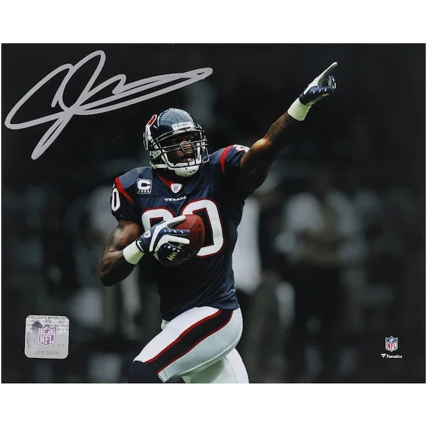 Andre Johnson Signed 8 x 10 Touchdown Photo | Houston Texans