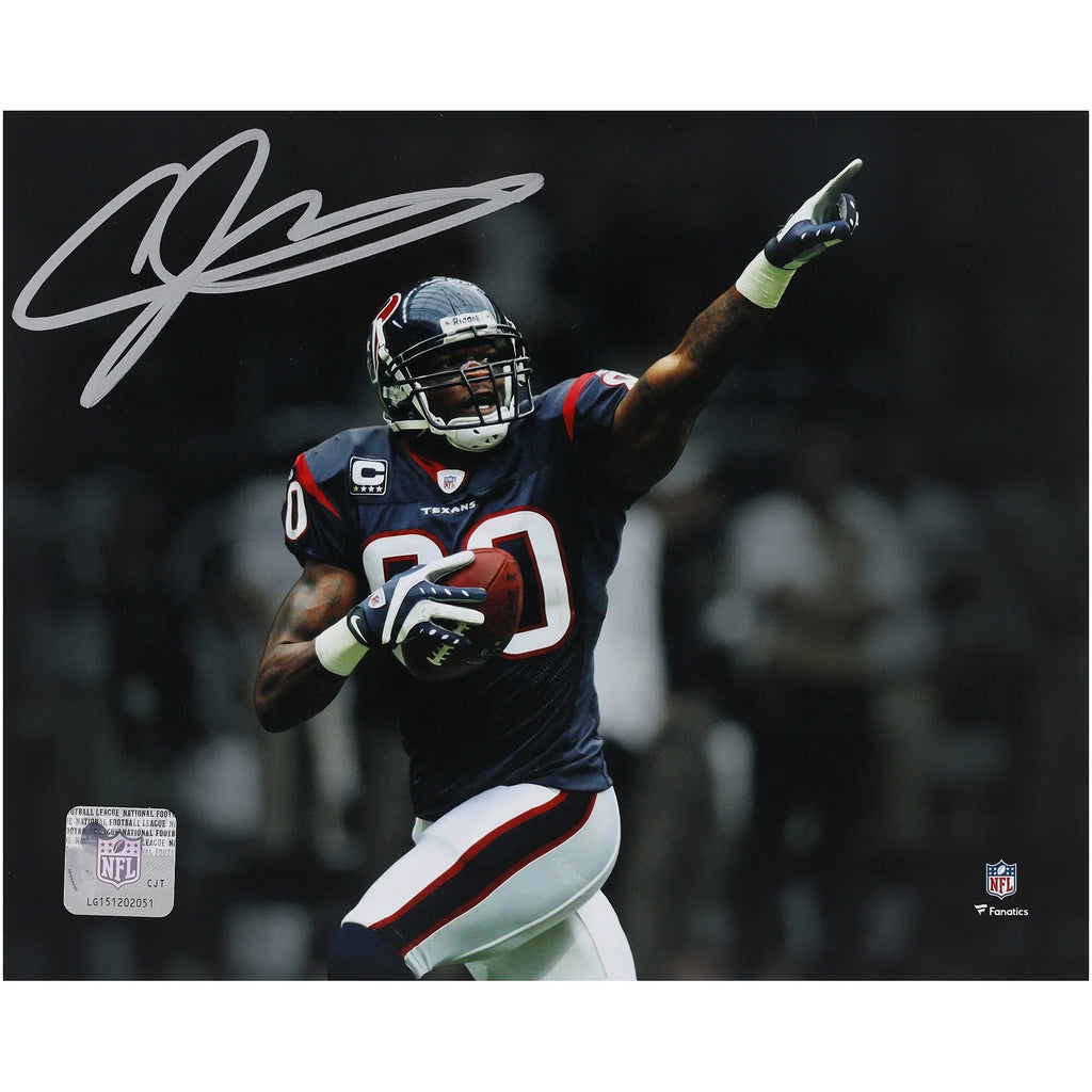 Andre Johnson Signed 8 x 10 Touchdown Photo | Houston Texans