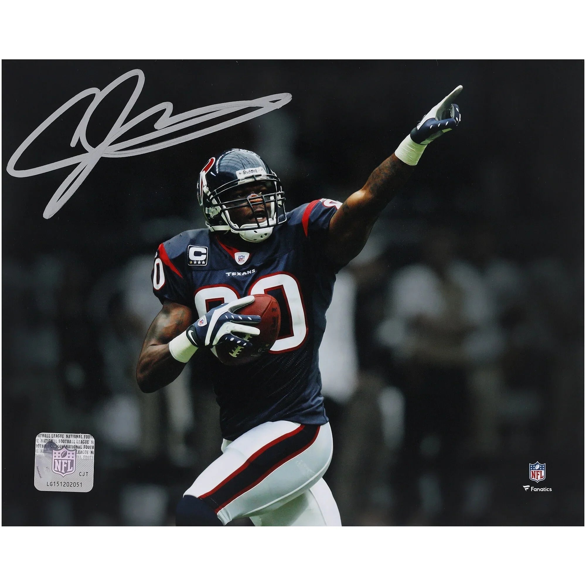 Andre Johnson Signed 8 x 10 Touchdown Photo | Houston Texans