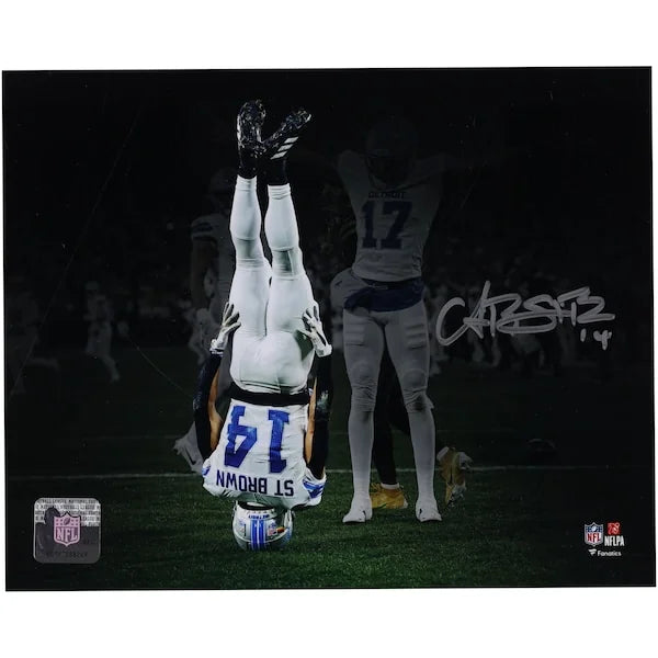 Amon-Ra St. Brown Signed 8 x 10 Photo | Detroit Lions Celebration