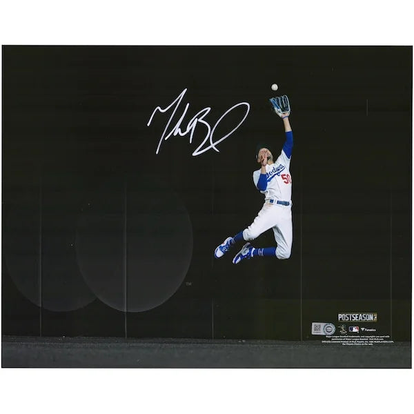 Mookie Betts Signed 11 x 14 Photo | 2020 NLCS Game 7 Home Run Rob