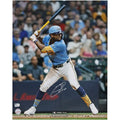 Jackson Chourio Signed 16 x 20 Hitting Photograph | Milwaukee Brewers