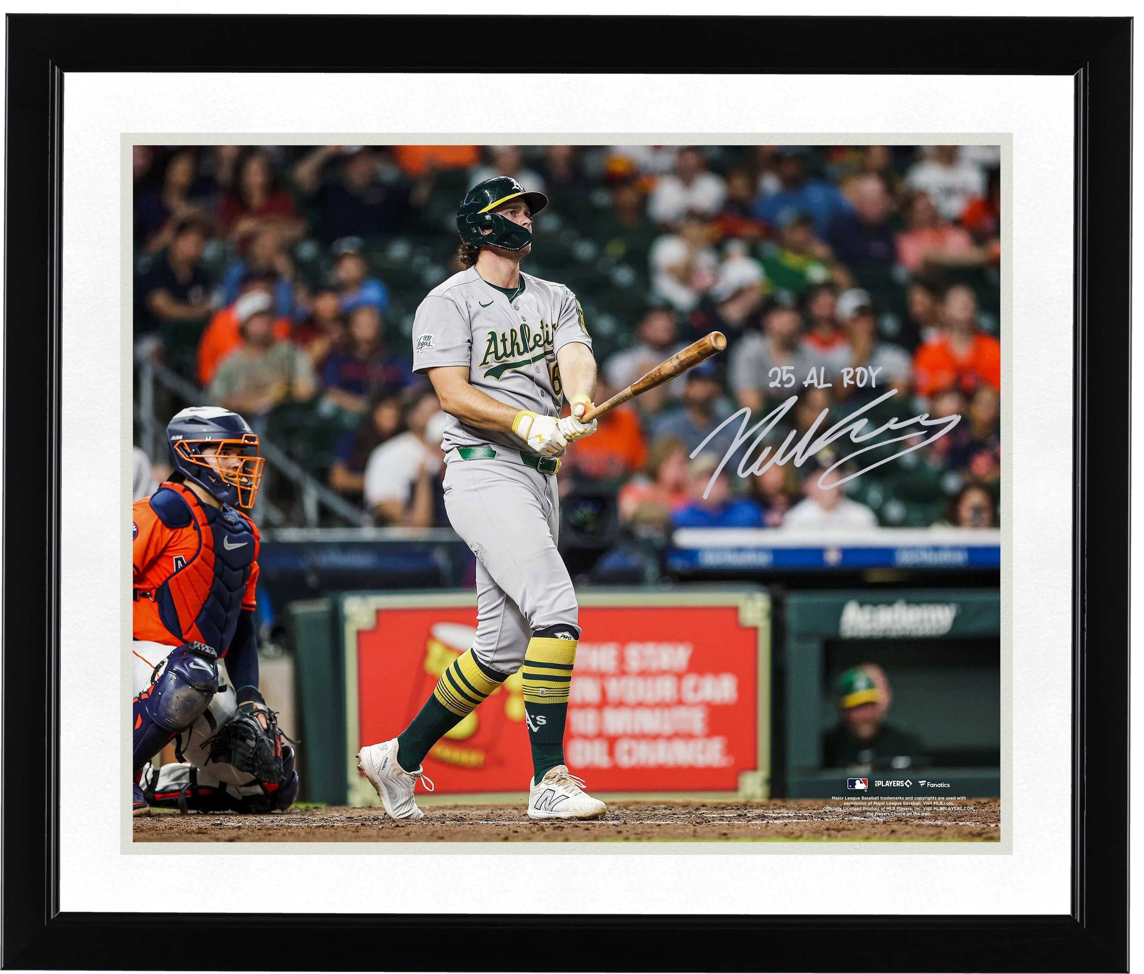 Nick Kurtz Signed Athletics 16 x 20 Photograph | 4-Home Run Game with AL ROY Inscription