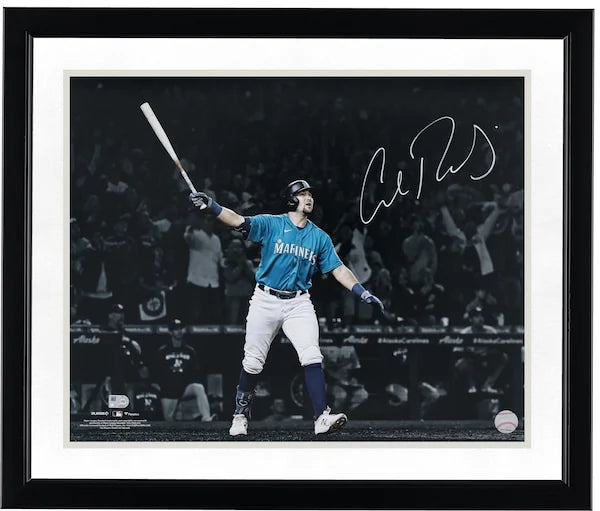 Cal Raleigh Signed 16 x 20 Photograph | Mariners Playoff Home Run