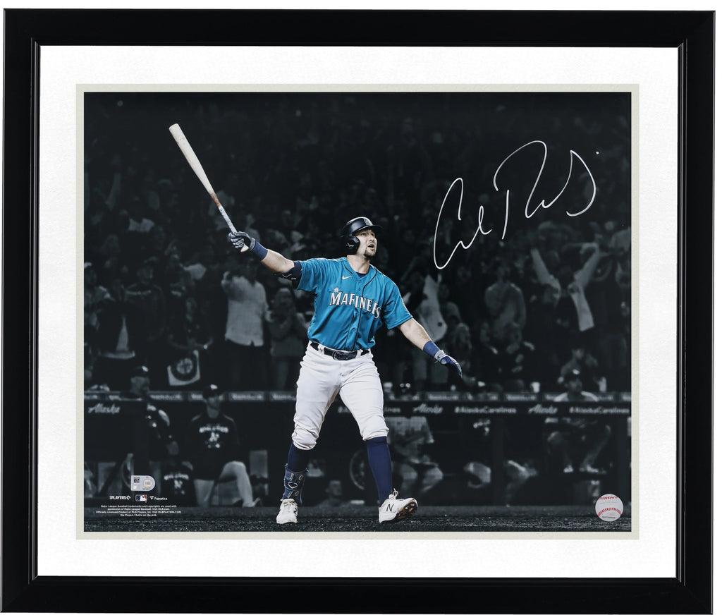 Cal Raleigh Signed 16 x 20 Photograph | Mariners Playoff Home Run
