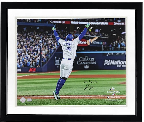 George Springer Signed 16 x 20 Photograph | 2025 ALCS Game 7 Game-Winning Home Run