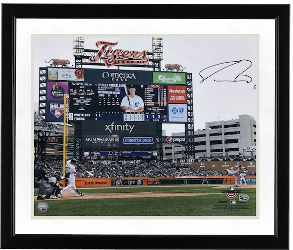 Spencer Torkelson Signed 16 x 20 Photograph | Tigers First At Bat