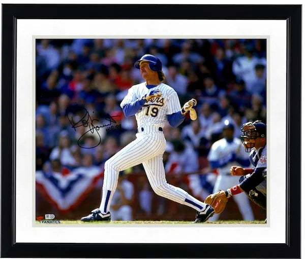 Robin Yount Signed 16 x 20 Photograph | HOF 99 Inscription